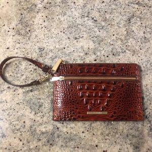 Brahmin Melbourne embossed leather clutch!! NWOT!!
